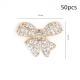 Bow Zircon Nail Ornament Zircon