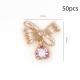 Bow Zircon Nail Ornament Zircon