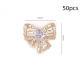 Bow Zircon Nail Ornament Zircon