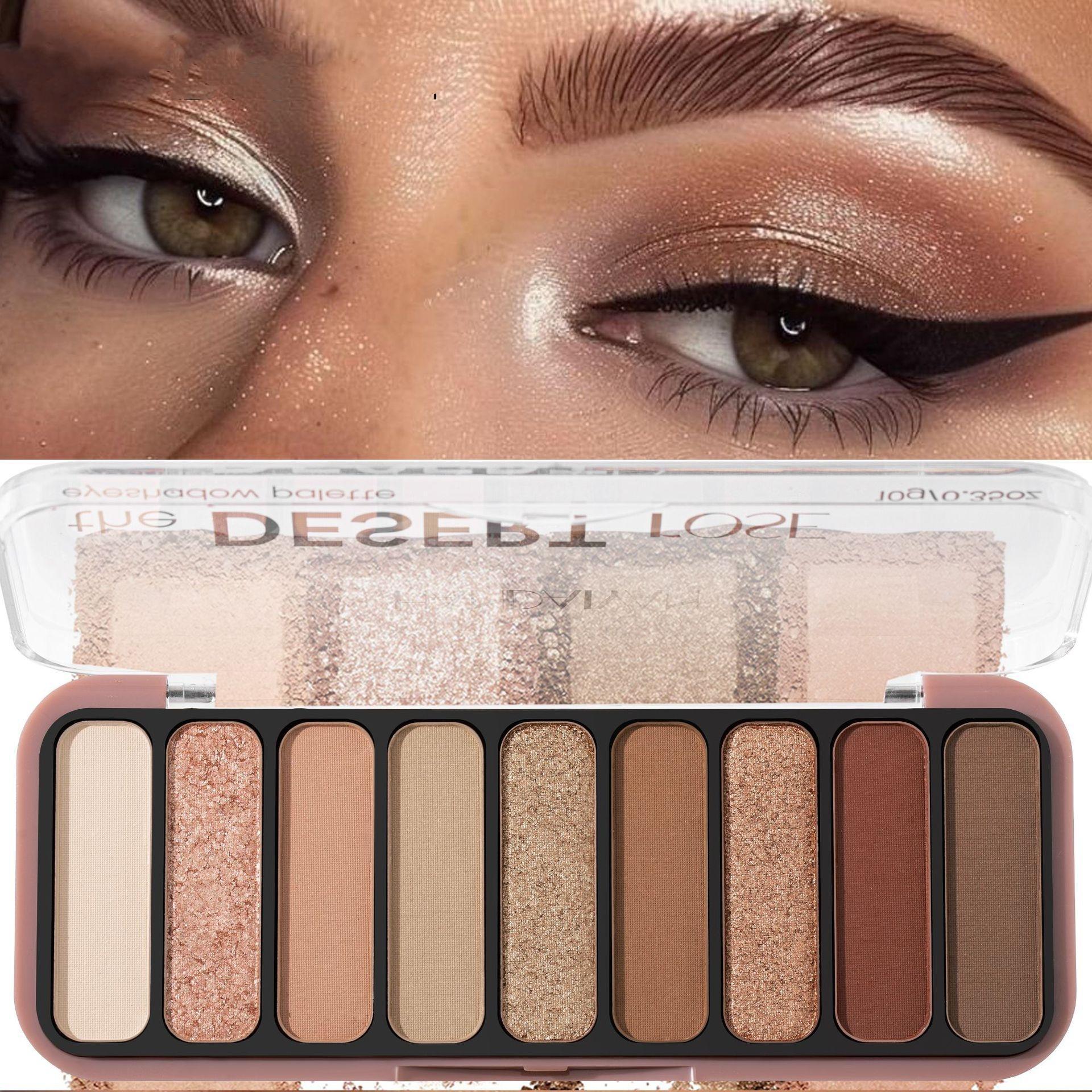 Matte Shimmer Earth Color Nine Color Eye Shadow Plate