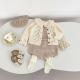 Childrens Sling Twist Knitted Jumpsuit