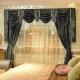Solid-color Velvet Finished Blackout Curtains Living Room Shades