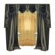 Solid-color Velvet Finished Blackout Curtains Living Room Shades