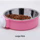 Pet hanging cage steel bowl-blue-14 * 14 *5cm-1 piece - Option1