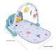 Baby Play Mat With Piano Keyboard & Deatchable Hanging Toys, Kick And Play Musical Activity Gym, Tummy Time Crawling Mat For Infants 0-12 Months, 4 Colorful Hanging Toys And Sun Flower Mirror
