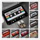 Cassette-Style Flannel Bath Mat Bathroom Rug
