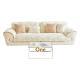 Cream-Colored Plush Sofa Seat Cushion - Thickened Non-Slip Winter Autumn Cushion Cover for Sofa Protection
