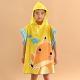 Childrens Absorbent Beach Towel Dinosaur Bathrobe
