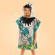 Childrens Absorbent Beach Towel Dinosaur Bathrobe