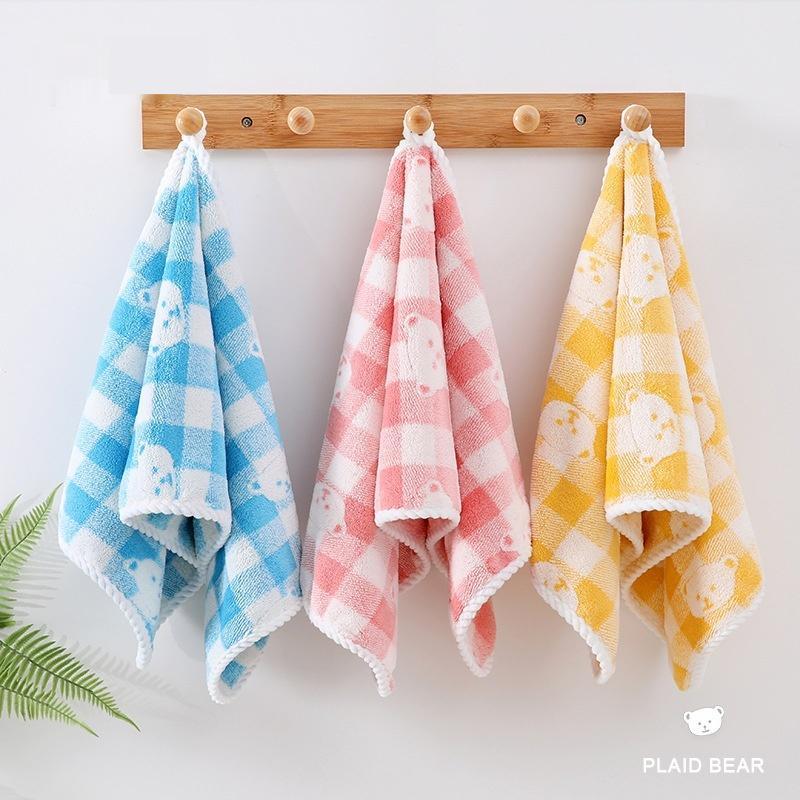 Absorbent Home-Use New Jacquard Coral Fleece Towel