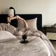 Large Jacquard Four-piece Set Pure Cotton With A Touch Of Light Luxuryduvet Cover And Bed Sheets
