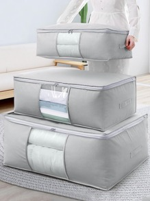 Quilt storage bag-gray-large-1 piece - Option1