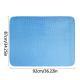 Blue Incontinence Washable Bed Pads Protection Sheets - Reusable High Absorbency