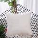Simple Throw Pillow Cover Made Of Cotton And Linen Fabric