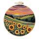 New Embroidery DIY Landscape Handmade Fabric Craft Material Kit