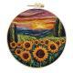 New Embroidery DIY Landscape Handmade Fabric Craft Material Kit