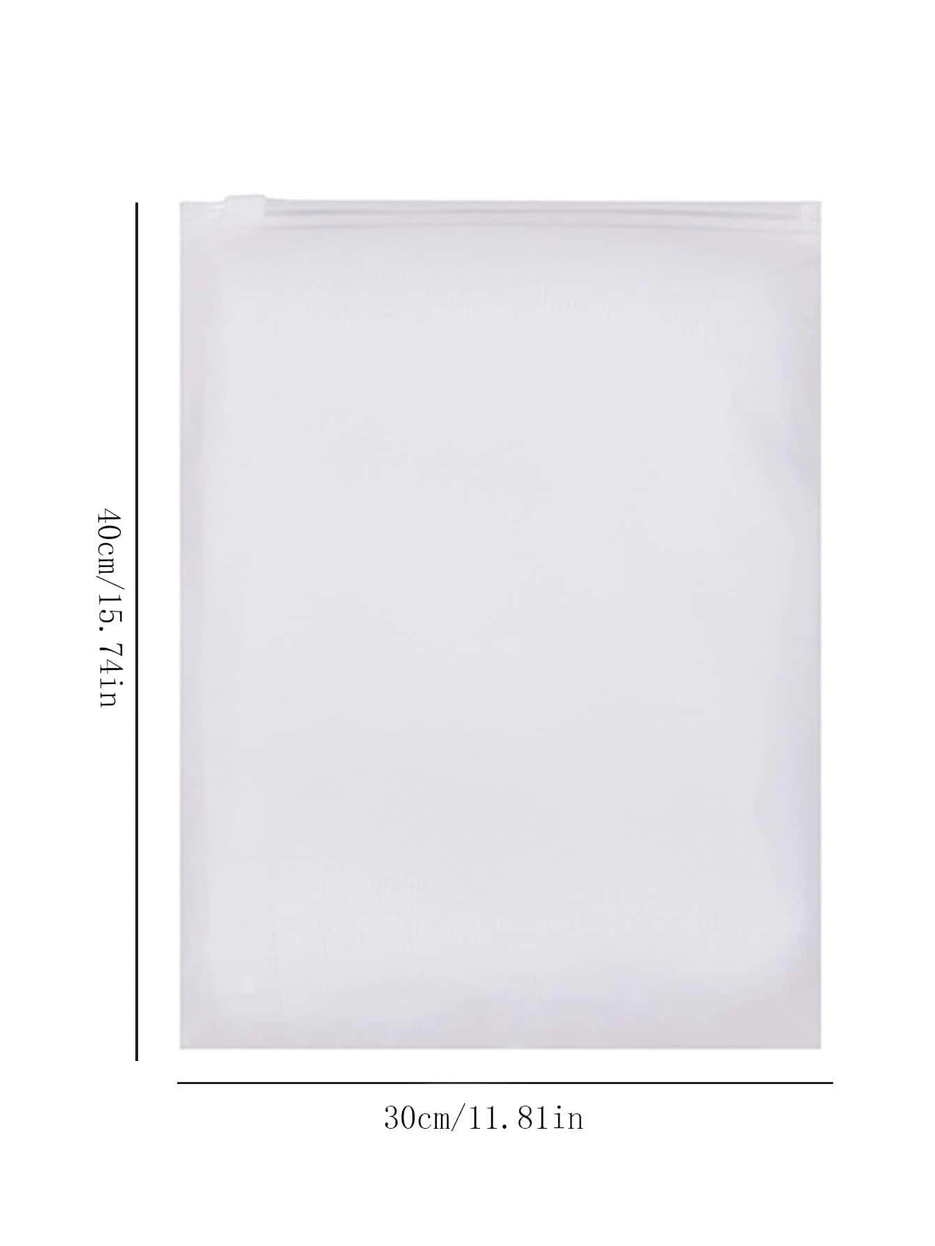 Clothing Zipper Bag-Clear-40 * 30cm-10 pcs - Option1
