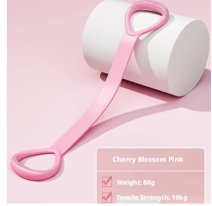 Yoga eight-character tensioner-pink-1 piece - Option1