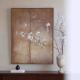 Retro Wabi-Sabi Style Wall Hanging Hand-Painted Decorative Painting