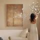 Retro Wabi-Sabi Style Wall Hanging Hand-Painted Decorative Painting