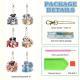 DIY Diamond Painting Keychain - Animal Pattern, DIY Decor, Diamond Painting Kit Craft Supplies, Handmade Mosaic Painting Keychain DIY Set For Beginners, Creative Handcrafted Gift Kit