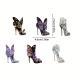 DIY Diamond Painting Keychain - High Heel Pattern, DIY Decoration, Diamond Kit Craft Supplies, Handmade Mosaic Painting Keychain DIY Set Suitable For Beginners, Creative Handmade Craft Gift Set