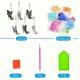 DIY Diamond Painting Keychain - High Heel Pattern, DIY Decoration, Diamond Kit Craft Supplies, Handmade Mosaic Painting Keychain DIY Set Suitable For Beginners, Creative Handmade Craft Gift Set