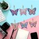 DIY Diamond Painting Keychain - Butterfly Pattern, DIY Decoration, Diamond Kit Craft Supplies, Handmade Mosaic Painting Keychain DIY Set Suitable For Beginners, Creative Handmade Craft Gift Set