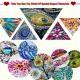 DIY Diamond Painting Keychain - Butterfly Pattern, DIY Decoration, Diamond Kit Craft Supplies, Handmade Mosaic Painting Keychain DIY Set Suitable For Beginners, Creative Handmade Craft Gift Set