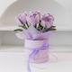 Handmade Yarn-Knitted Tulip Hug Bucket