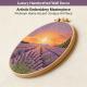 Lavender Field Embroidery Kit