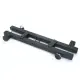 Triple Folding Multiple Guitar Holder Rack Stand Black