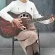 Dont Sell On Amazon - 41 Inch Full-Size Cutaway Acoustic-Electric Guitar Grape Voice Hole Spruce Top Round Back Sunset Red