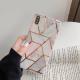 Compatible with Apple , Geometric Pattern Hot Stamping Marble Phone Case