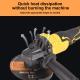21V Cordless Angle Grinder Brushless 125mm With 2 Battery & Charger & Disc Kit
