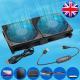 120mm Dual Cooling Fan Portable Cooler Silent DC 5V USB Computer Desktop PC Case
