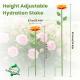 6Pack Metal Bee Watering Stations, Anti-Drowning Bee Butterfly Feeders Pollinator Stakes With Artificial Flowers For Outdoor Garden Courtyard Decor