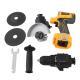 20V Cordless Power Tool Combo Kits, Electric Drill, Angle Grinder, 2-in-1 Cordless Power Tool Set, For Drilling,Cutting,Sanding,Polishing,Screwing