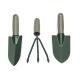 Garden Tool Set Ergonomic Handle Wide And Narrow Shovel 3 Prong Rake With Storage Bag For Gardening