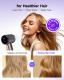 Plasma Ionic Hair Dryer With Diffuser, 110000 RPM High Speed Blow Dryer, Fast Drying Professional Hair Dryer With Smart Screen, Low Noise Ionic Hair Dryer For Curly Hair, Women & Men