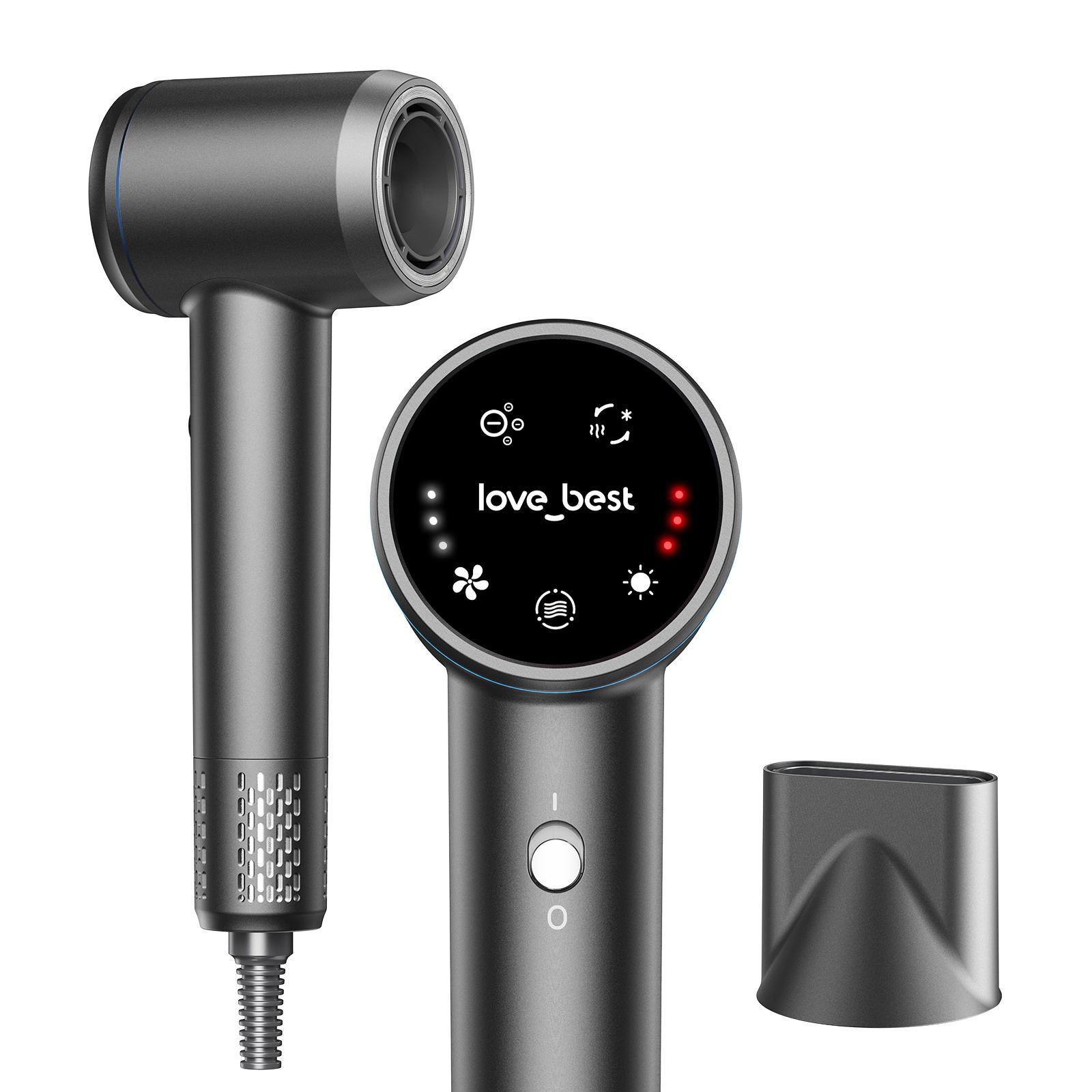 Hair Dryer, Professional Ionic Hair Dryer For Fast Drying, Low Noise And Quiet, Lightweight, 600 Mmillion Negative Lonic High-Speed Hair Blow Dryer Without Hair Damage For Women, Men, Travel, Salon