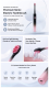 Sonic Electric Toothbrush With Upgraded Maglev Motor - 36,800 VPM High Frequency, 180-Day Battery Life, Soft DuPont Bristles - Black To Pink Gradient