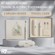 Sonic Electric Toothbrush With Upgraded Maglev Motor - 36,800 VPM High Frequency, 180-Day Battery Life, Only 2 Charges Per Year, Soft DuPont Bristles For Sensitive Gums - Travel Version