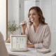 Sonic Electric Toothbrush With Upgraded Maglev Motor - 36,800 VPM High Frequency, 180-Day Battery Life, Only 2 Charges Per Year, Soft DuPont Bristles For Sensitive Gums - Travel Version