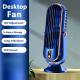 Desktop Fan Portable Fan USB Rechargeable Super Quiet 5-Speeds Adjustable