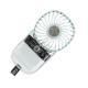 Portable Fan Transparent Foldable 1200mAh Battery USB Rechargeable Neck Hanging Fan For Walking Camping Travel Blue