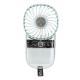 Portable Fan Transparent Foldable 1200mAh Battery USB Rechargeable Neck Hanging Fan For Walking Camping Travel Blue