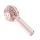 Portable Handheld Fan Quiet USB Rechargeable Multiple Speed Settings Handheld Pocket Fan For Students Pink