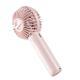 Portable Handheld Fan Quiet USB Rechargeable Multiple Speed Settings Handheld Pocket Fan For Students Pink