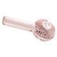 Portable Handheld Fan Quiet USB Rechargeable Multiple Speed Settings Handheld Pocket Fan For Students Pink